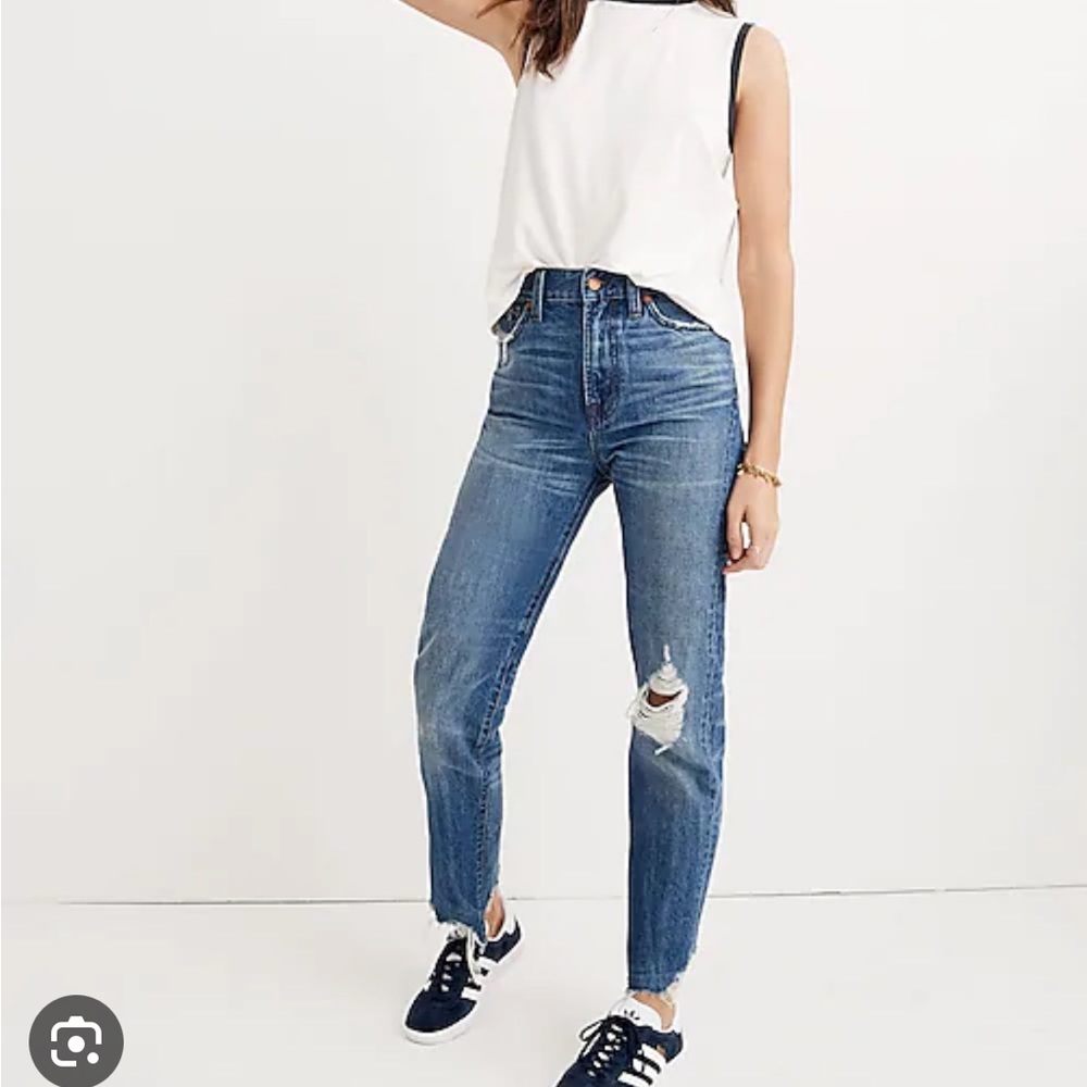 Madewell - Perfect Summer Jean - destructed edition